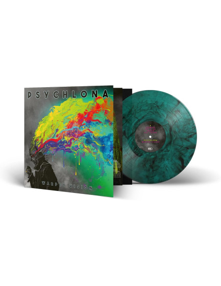Psychlona - Warped Vision - Green / Black Marble