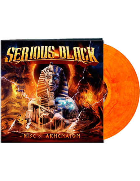 Serious Black - Rise Of Akhenaton - Red/Orange Marbled