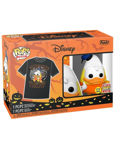 Disney: Funko Pop! and Tee - Halloween Donald (Tg. M)