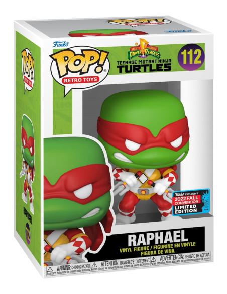 Tmnt X Mmpr: Funko Pop! Vinyl - Raphael
