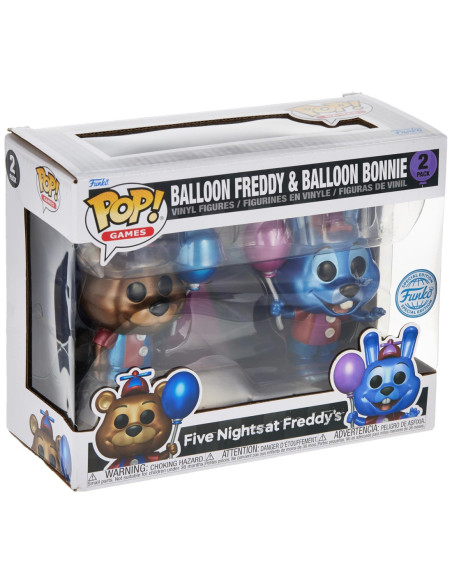 Five Nights At Freddy'S: Funko Pop! Games - Bln Bonnie/Freddy 2Pk (Mt)