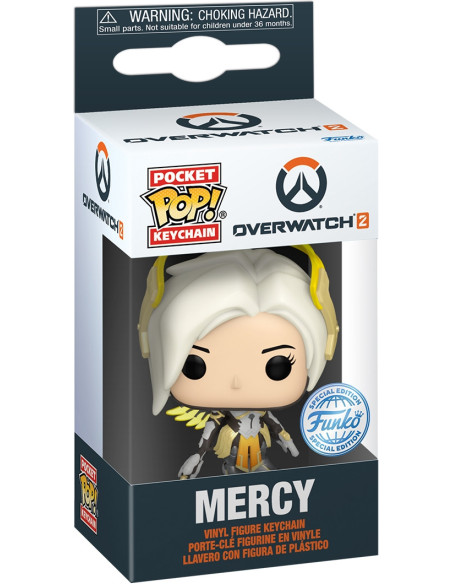 Overwatch: Funko Pop! Games - Mercy (Portachiavi)