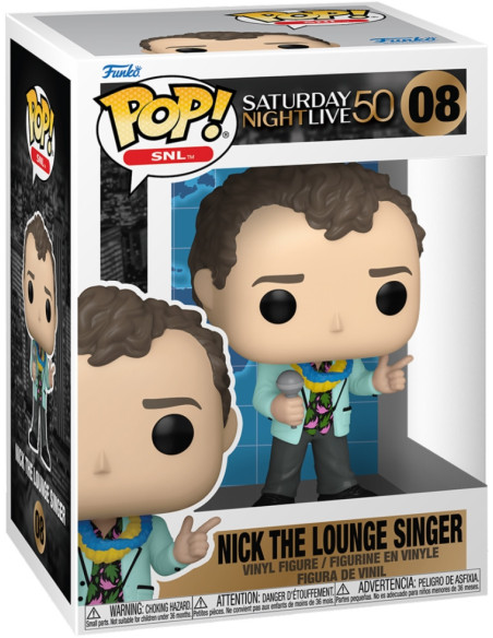 Saturday Night Live: Funko Pop! Television - Nick The Lounge Singer (Vinyl Figure 08)