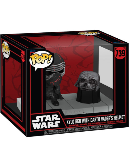 Star Wars: Funko Pop! - Darkside - Kylo Ren With Darth Vader'S Helmet (Vinyl Figure 739)