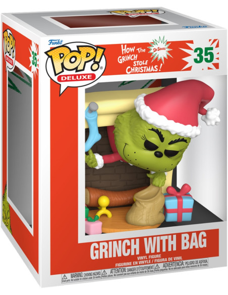 Grinch (The): Funko Pop! Deluxe - Grinch With Bag (Vinyl Figure 35)