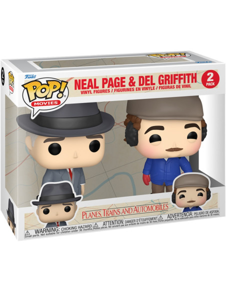 Planes/ Trains And Automobiles: Funko: Pop! 2-Pack - Movies - Neal Page and Del Griffith