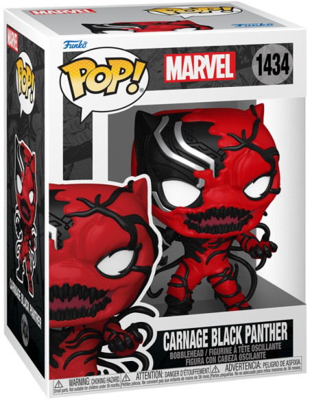Marvel: Funko Pop! Spider-Man - Carnageized Black Panther (Vinyl Figure 1434)