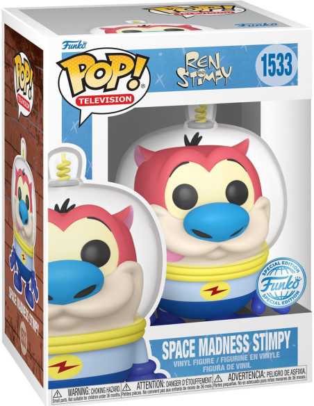 Ren Stimpy: Funko Pop! Television - Space Madness Stimpy (Vinyl Figure 1533)