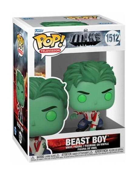 Dc Comics: Funko Pop! Television - Titans - Beast Boy (Vinyl Figure 1512)