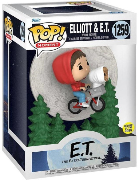 E.T. The Extra-Terrestrial: Funko Pop! Moment - Elliott and E.T. (Glowi In The Dark) (Vinyl Figure 1259)