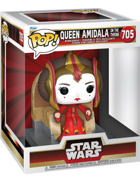 Star Wars: Funko Pop! Deluxe - Queen Amidala On The Throne (Vinyl Figure 705)