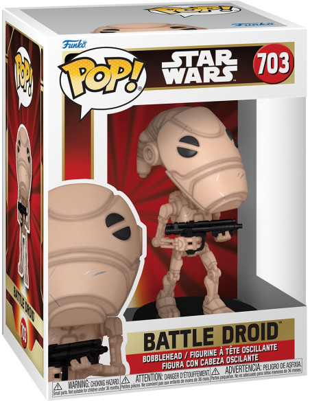 Star Wars: Funko Pop! - Battle Droid (Vinyl Figure 703)