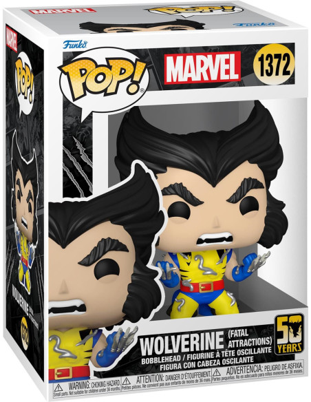 Marvel: Funko Pop! - Wolverine 50Th Anniversary - Wolverine (Fatal Attractions) (Vinyl Figure 1372)