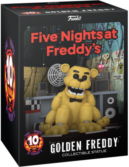 Five Nights At Freddy's: Funko Vinyl Statue - Golden Freddy