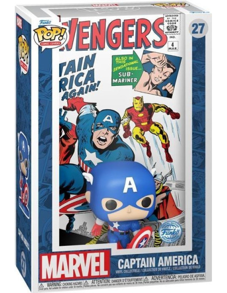 Marvel: Funko Pop! Comic Cover - Avengers - Captain America