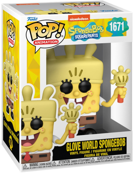 Spongebob: Funko Pop! Animation - 25Th Anniversary - Spongebob With Glove Light (Vinyl Figure 1671)