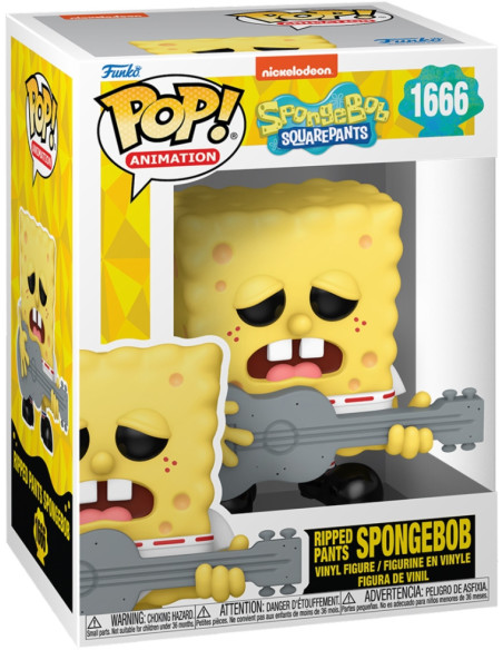 Spongebob: Funko Pop! Animation - 25Th Anniversary - Spongebob With Guitar (Vinyl Figure 1666)
