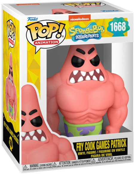 Spongebob: Funko Pop! Animation - 25Th Anniversary - Patrick With Muscles (Vinyl Figure 1668)
