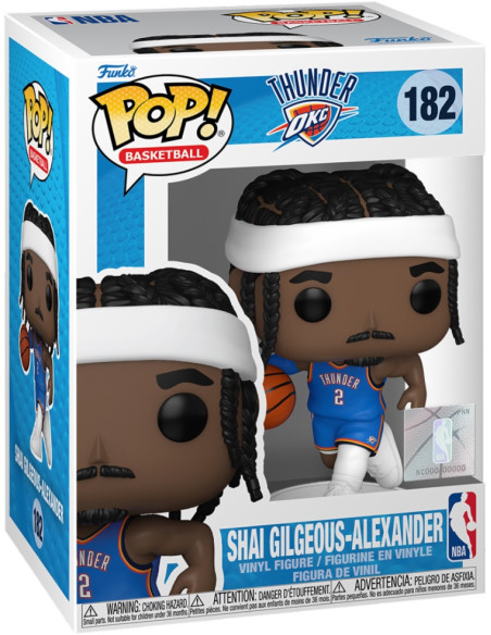 NBA: Funko Pop! Basketball - Thunder OKC - Shai Gilgeous-Alexander (Vinyl Figure 182)