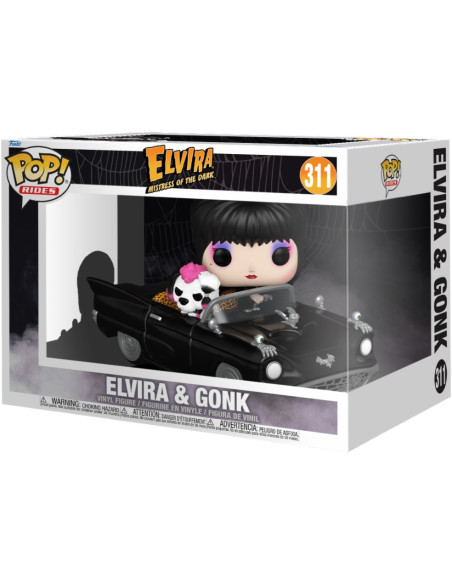 Elvira Mistress Of The Dark: Funko Pop! Rides - Elvira and Gonk (Vinyl Figure 311)