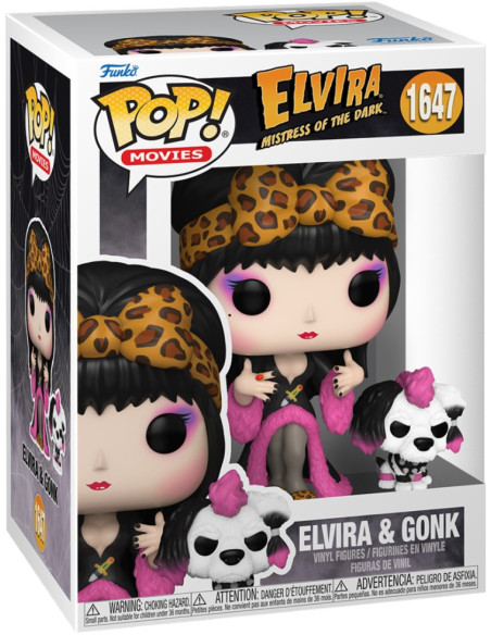 Elvira Mistress Of The Dark: Funko Pop and Buddy - Elvira and Gonk (Vinyl Figure 1647)