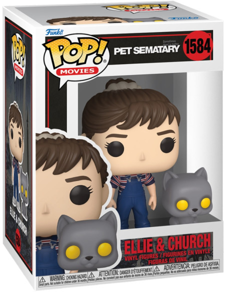 Pet Sematary: Funko Pop! Movies - Ellie and Church (Vinyl Figure 1584)