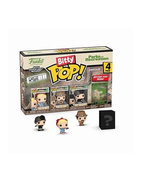 Bitty Pop Television Parks and Recreation Ron 4 Pack