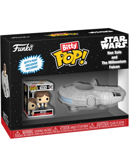 Star Wars: Funko Bitty Pop Ride - Han Solo w/Millenium Falcon