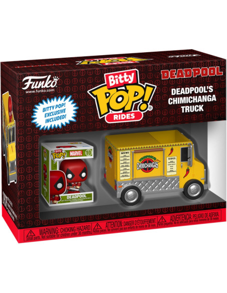 Marvel: Funko Bitty Pop Ride - Deadpool w/Chimichanga Truck