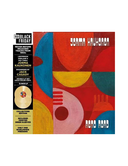 Kaukonen Jorma - Reno Road (Vinyl Gold Limited Edt.) (Black Friday 2024)