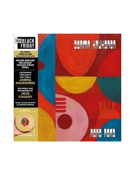 Kaukonen Jorma - Reno Road (Cd Vinyl Replica Black Limited Edt.) (Black Friday 2024) - (CD)
