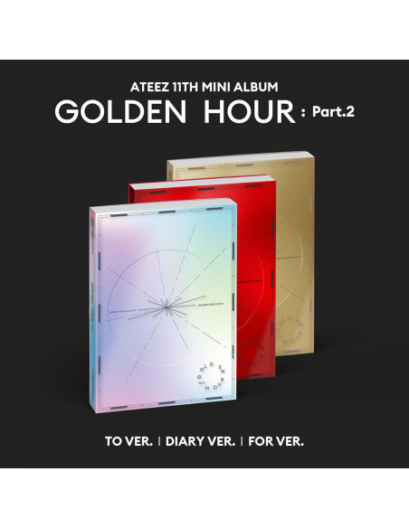 Ateez - 11Th Ep (Golden Hour: Part.2) Diary/For/To Ver. - (CD)