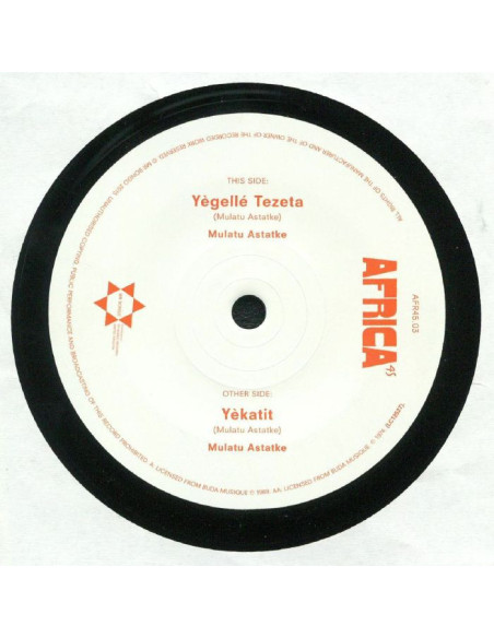 Astatke, Mulatu - Yegelle Tezeta
