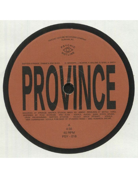 Bartees Strange/Ohmme/Eric Slick/Anjimile - Province