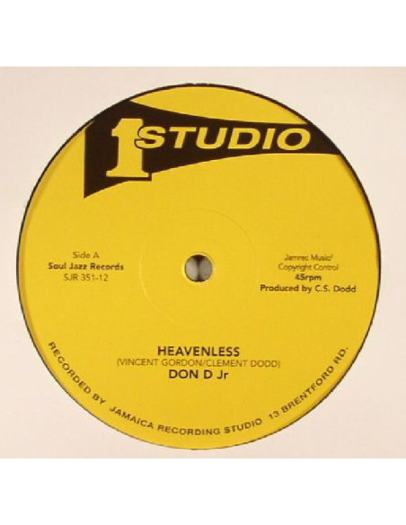 D Jr, Don/Jackie Mittoo/Earl Walker/Pablove Black - Heavenless