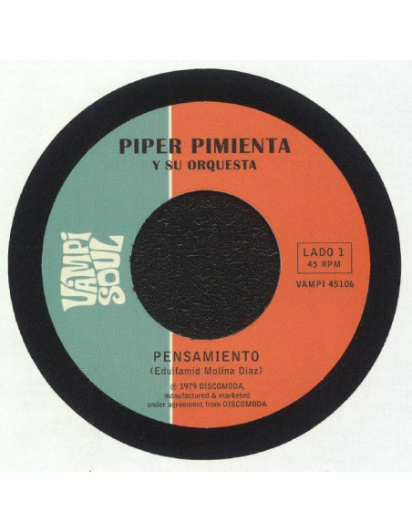 Piper Pimienta Y Su Orquesta - Pensamiento