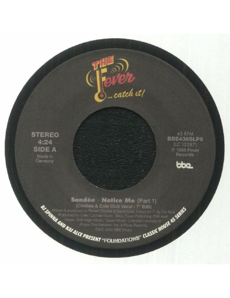 Sandee - DJ Spinna and Kai Alce Present Foundations Classic House 45 Series