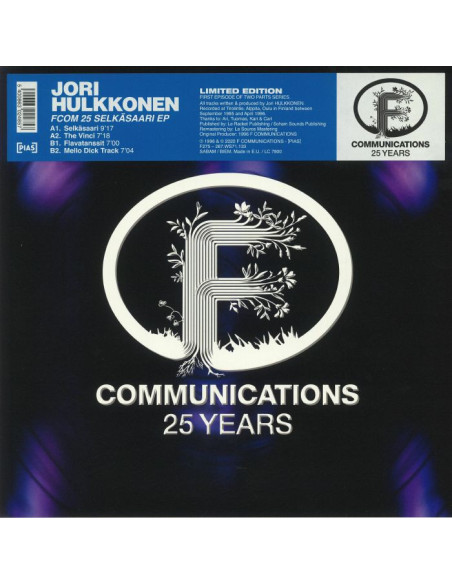 Hulkkonen Jori - FCom 25 Selkasaari EP (remastered)