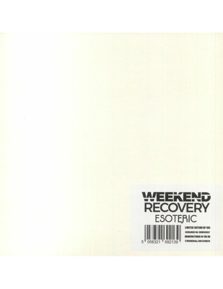 Weekend Recovery - Esoteric