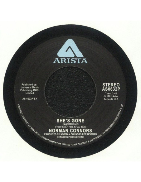Connors Norman - She's Gone (Record Store Day RSD 2024)