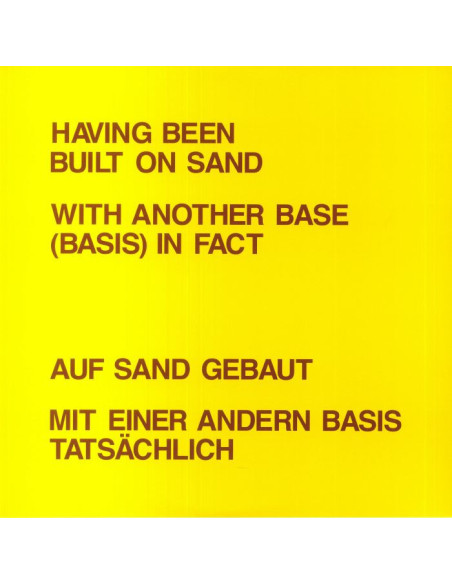 Landry Dickie - Having Been Built On Sand With Another Base (Basis) In Fact (reissue)