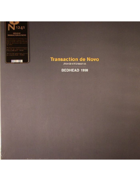 Bedhead - Transaction De Novo