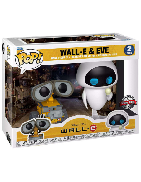 Disney: Funko Pop! - Wall-E- 2Pk Wall-E and Bulb Eve