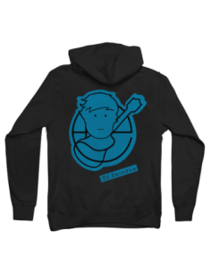 Felpa (Xl) Pictogram Logo Slim Fit Hoodie Black