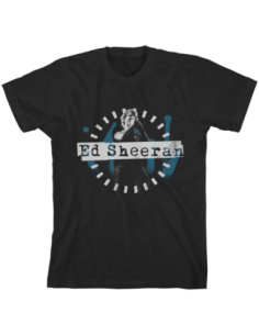 T-Shirt L Black Junior Dashed Stage Photo