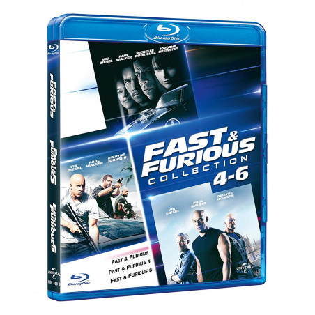 Fast and Furious 4-6 Family Collection (3 Blu Ray)