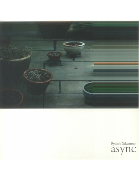 Sakamoto Ryuichi - Async - custom shaped purple and black marbled vinyl 12p