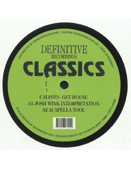 Calisto - Get House
