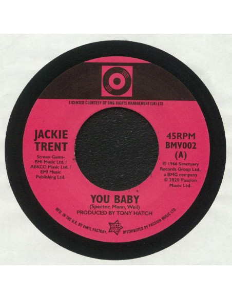 Trent Jackie/Lorrianne Silver - You Baby (Reissue)