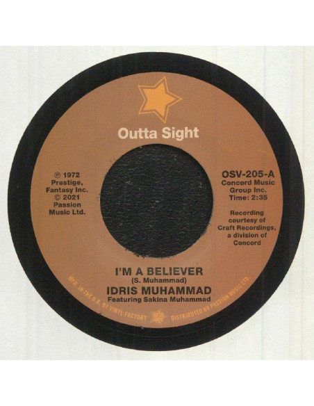 Muhammad Idris/Jean Shy - I'M A Believer